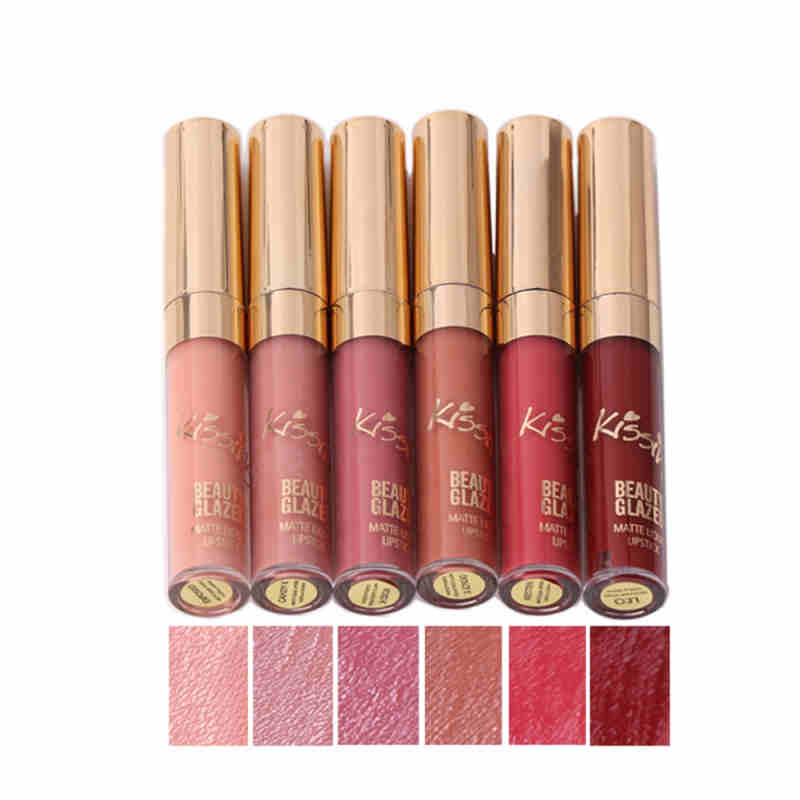 6Pcs/Set Liquid Lipstick Lip Gloss